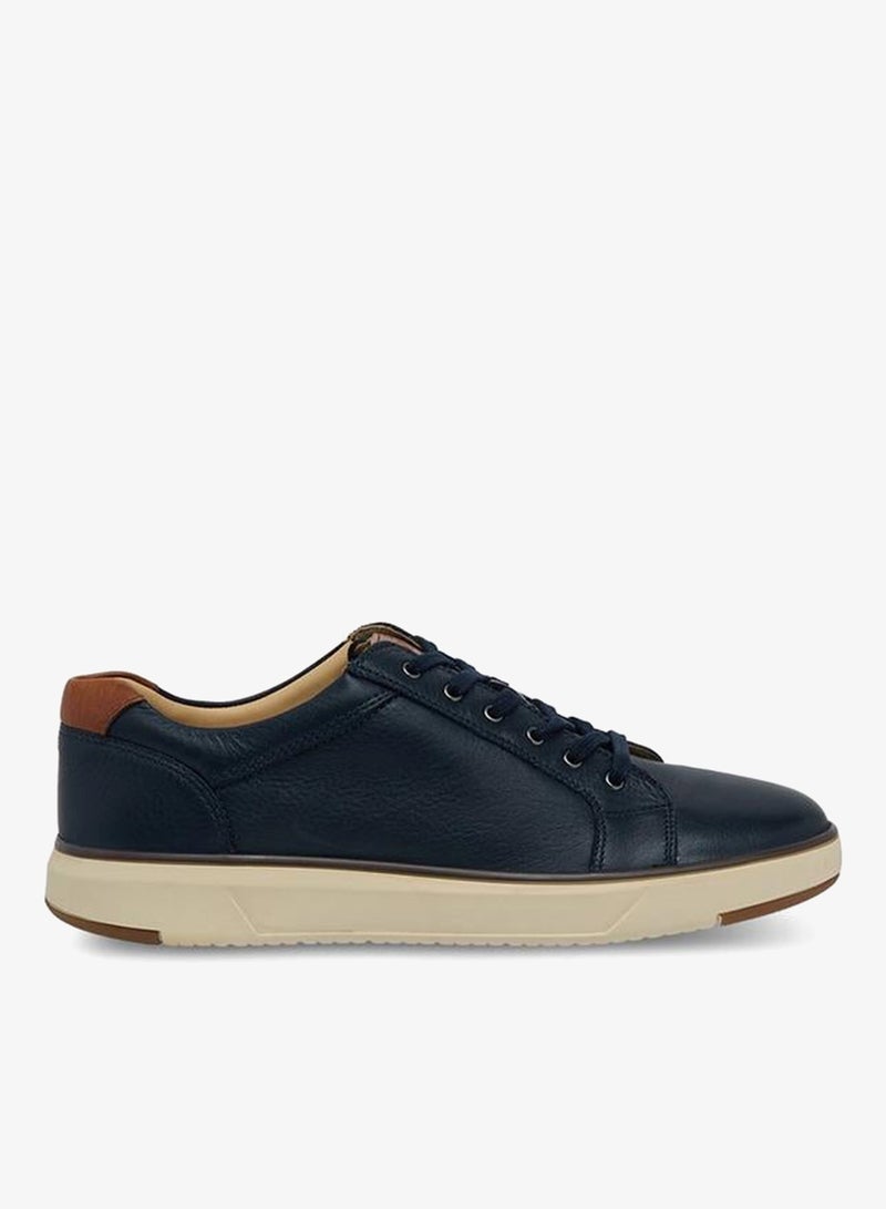 DUCHINI Men Leather Lace-Up Ankle Sneakers - Image 3